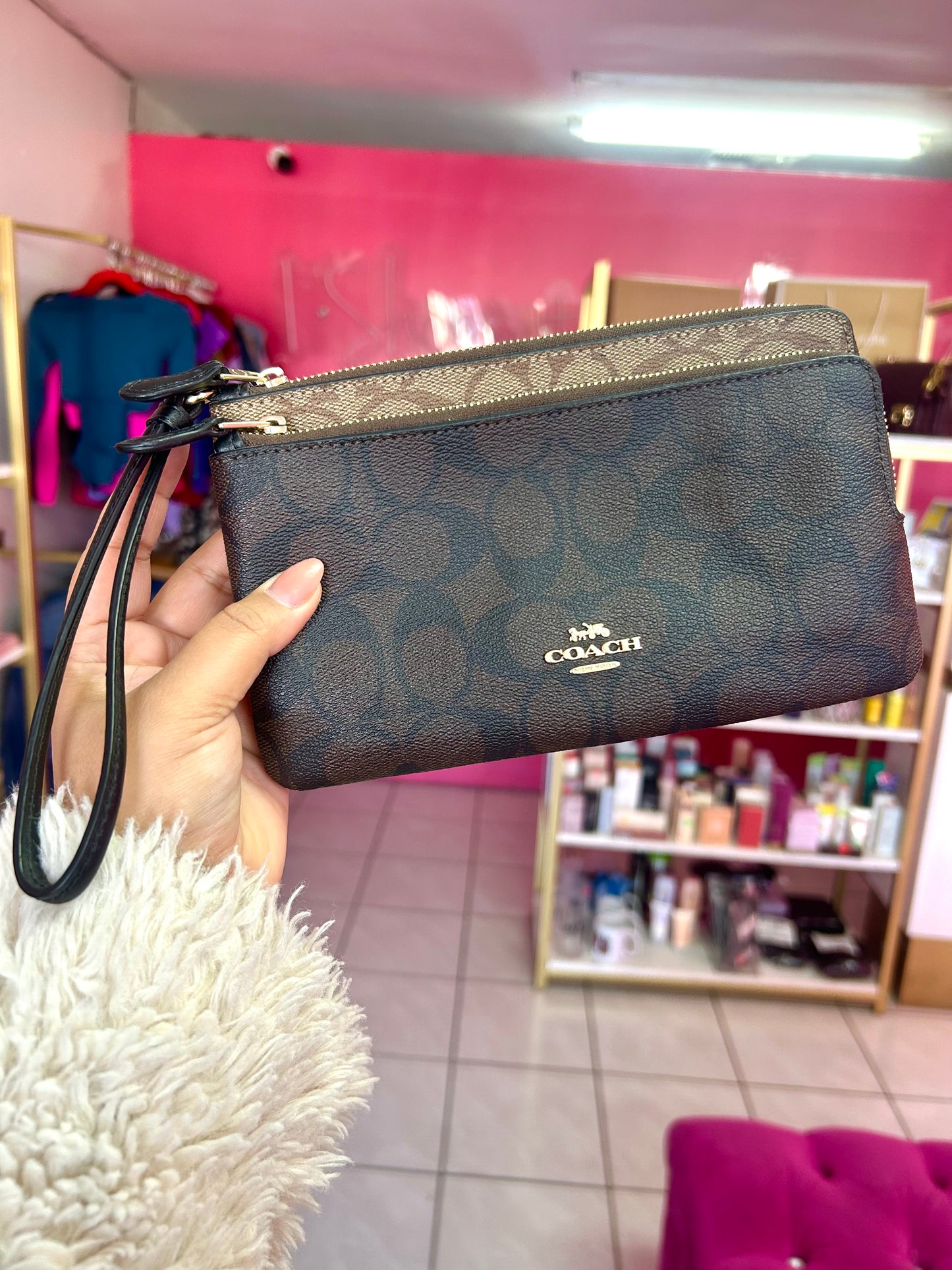 Muñequera Coach Bicolor