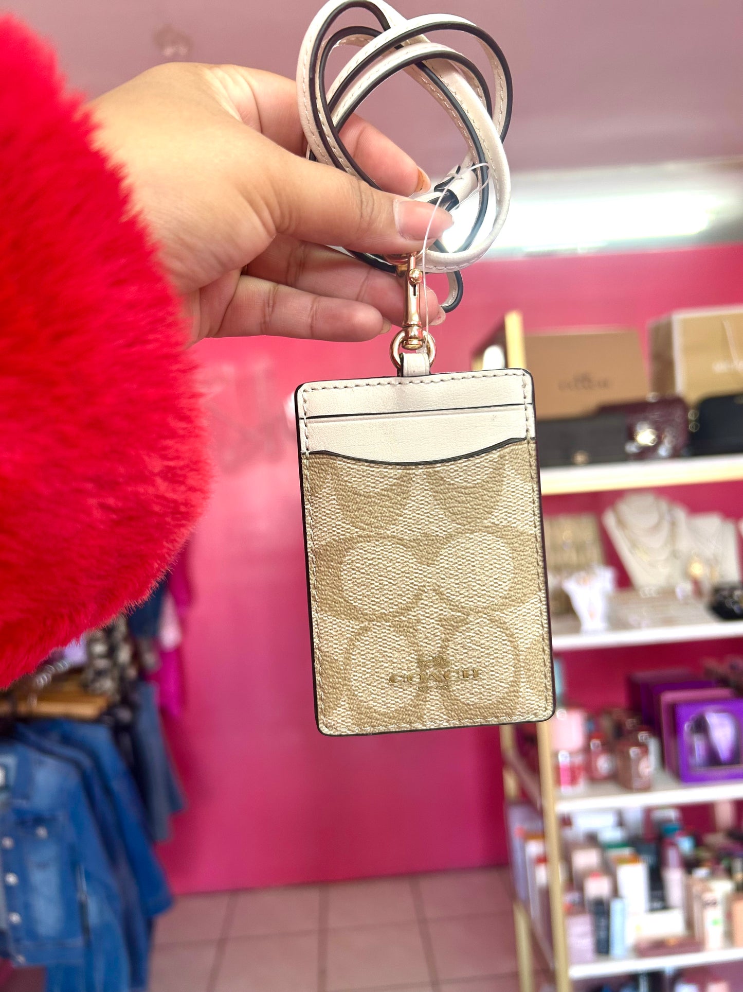 Tarjetero Coach Canvas