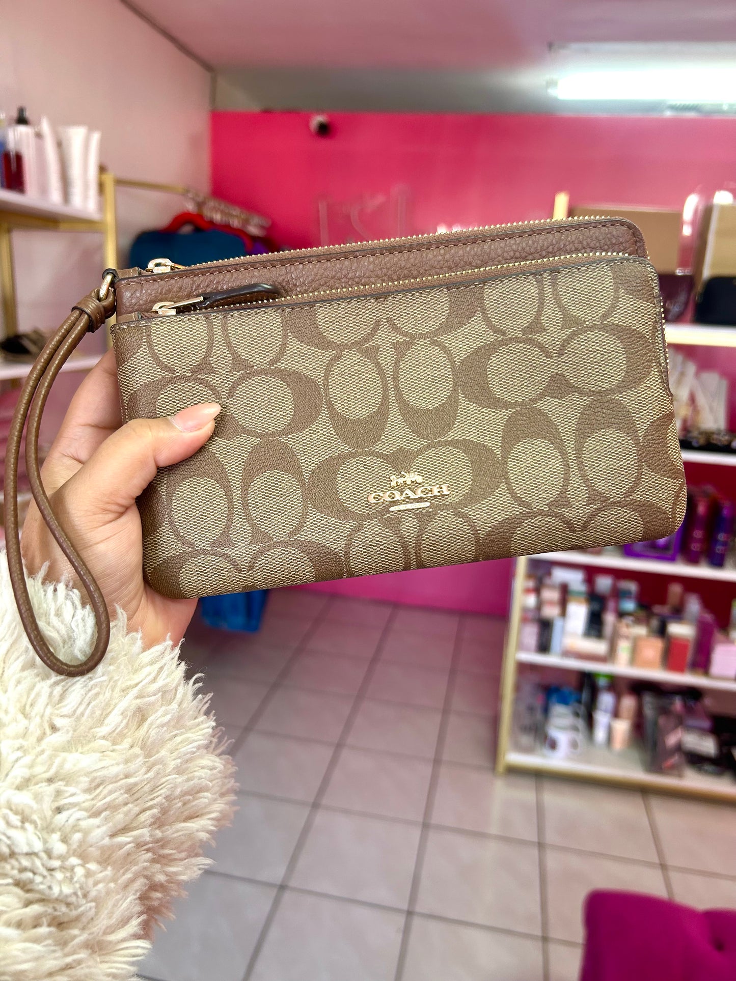 Muñequera Coach Bicolor