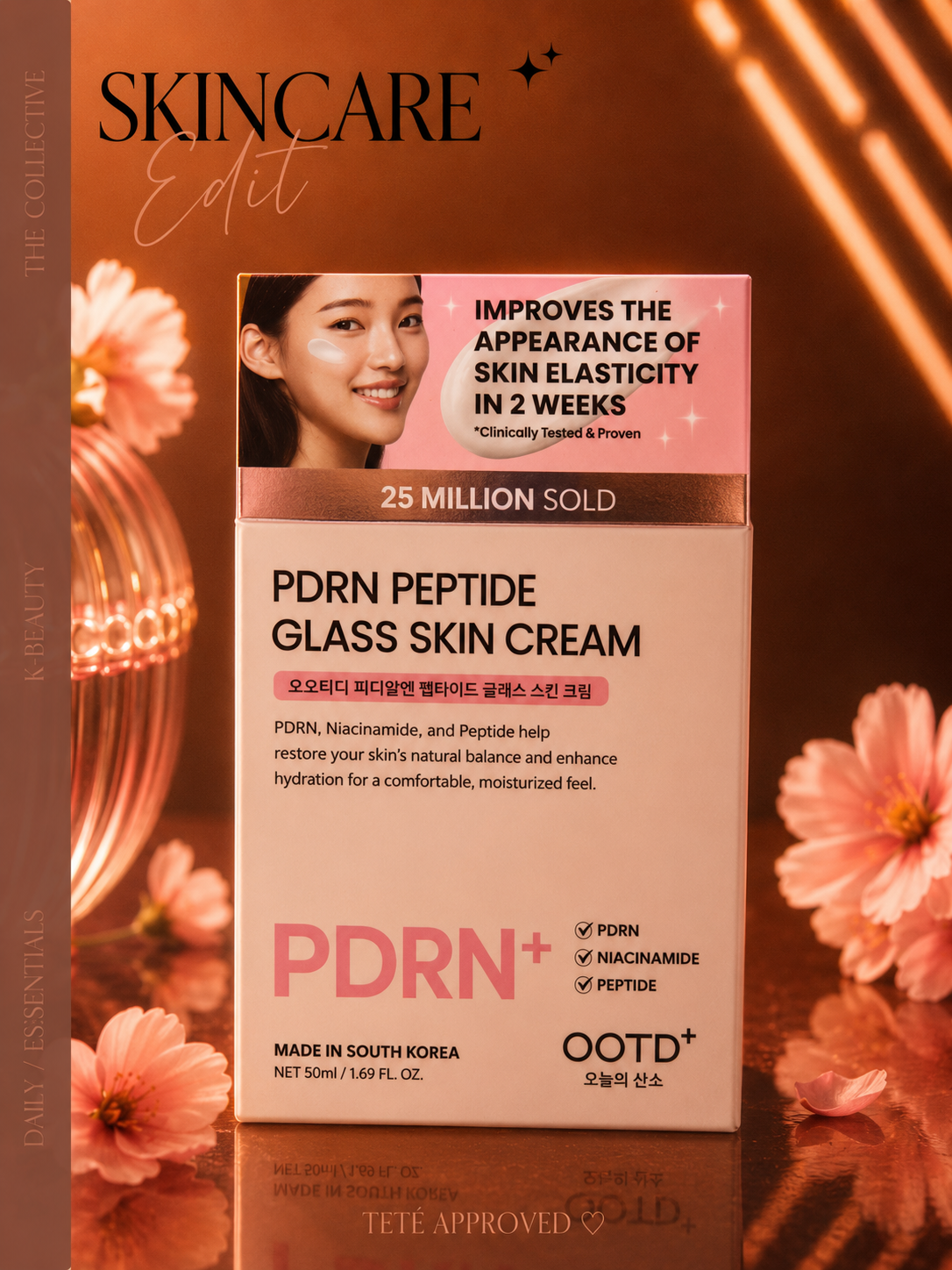 OOTD Pdrn peptide glass skin cream