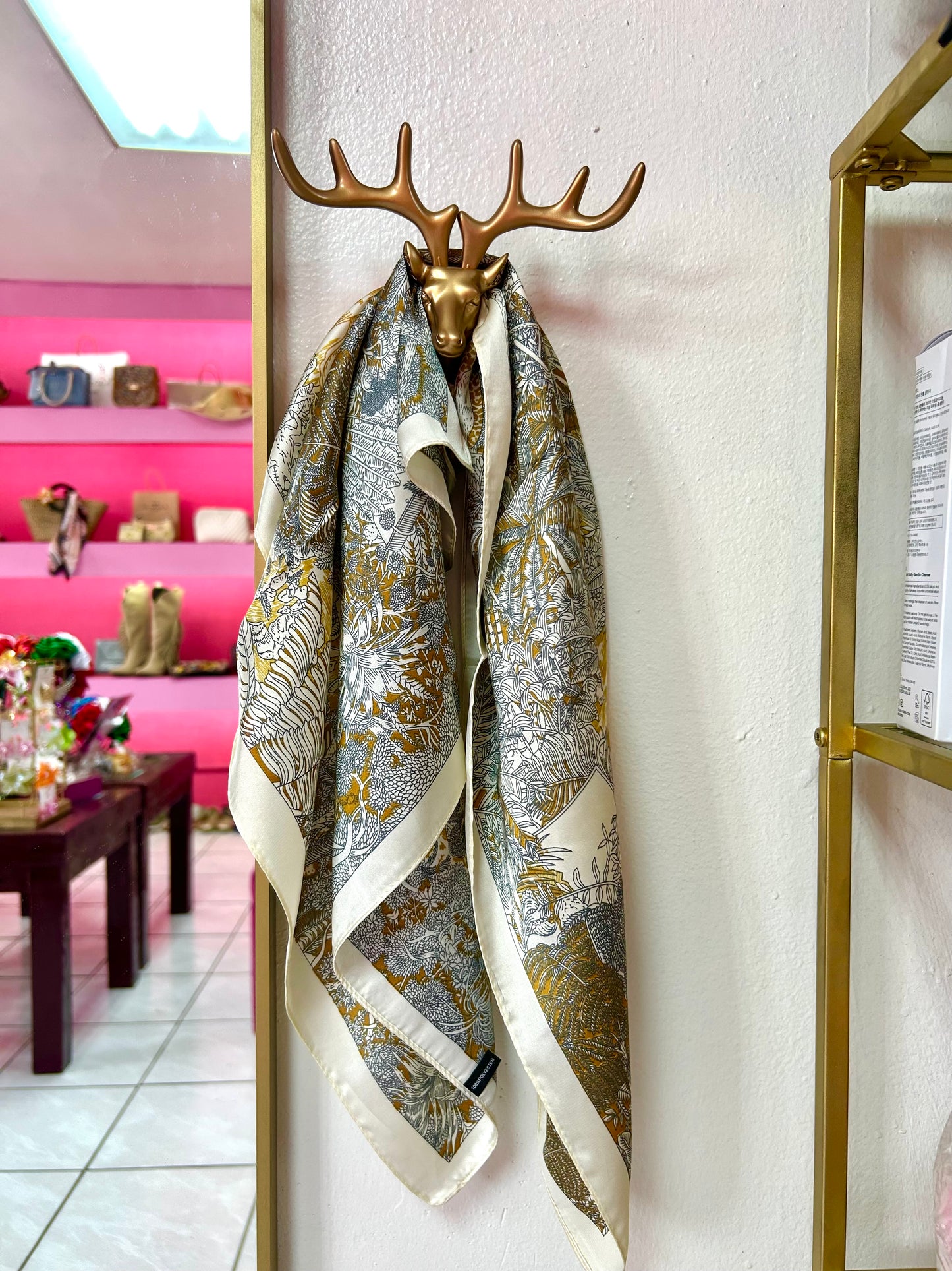 Mascada estampado vintage