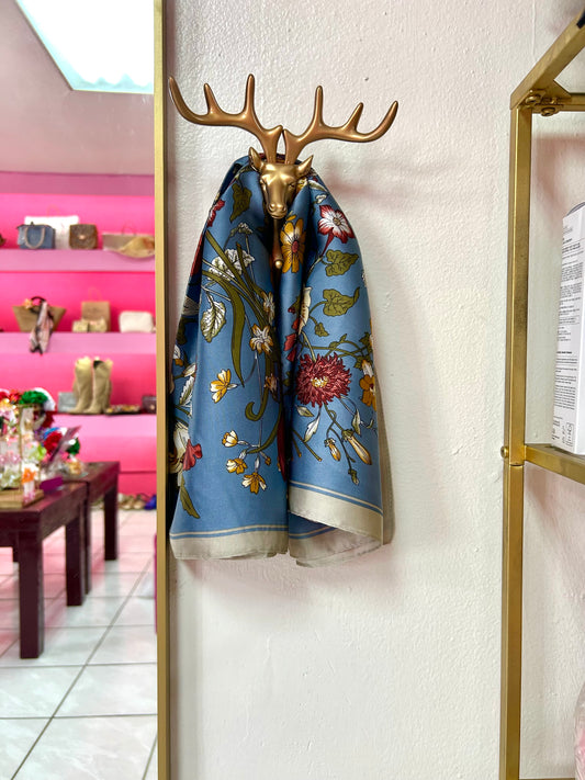 Mascada estampado floral
