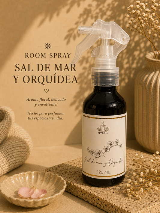 Room Spray Sal de mar y orquídea
